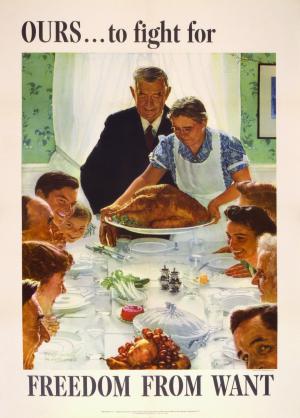 Freedom From Want - Norman Rockwell
